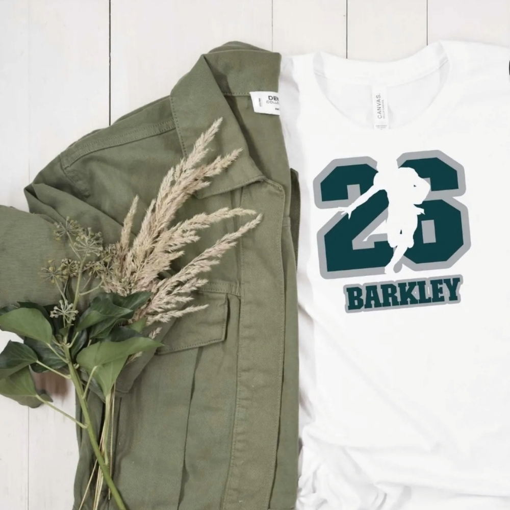 Philly EAGLES Barkley SUPERBOWL bound TSHIRT